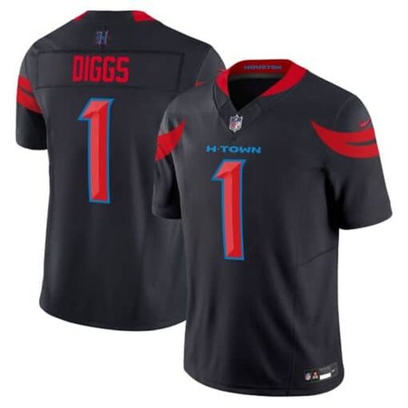 Men's Nike Stefon Diggs Navy Blue Houston Texans Vapor F.U.S.E. Limited Jersey